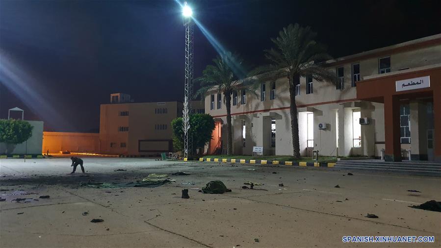 LIBIA-TRIPOLI-ATAQUE AEREO-ACADEMIA MILITAR