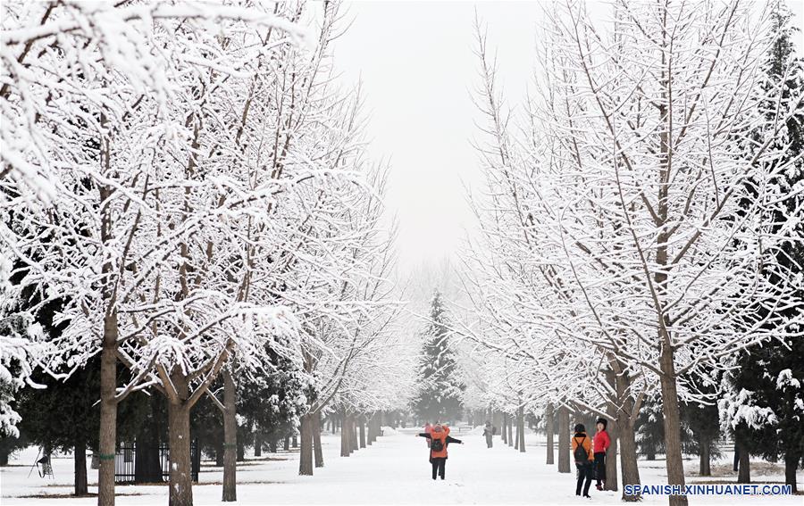 CHINA-BEIJING-PAISAJE NEVADO