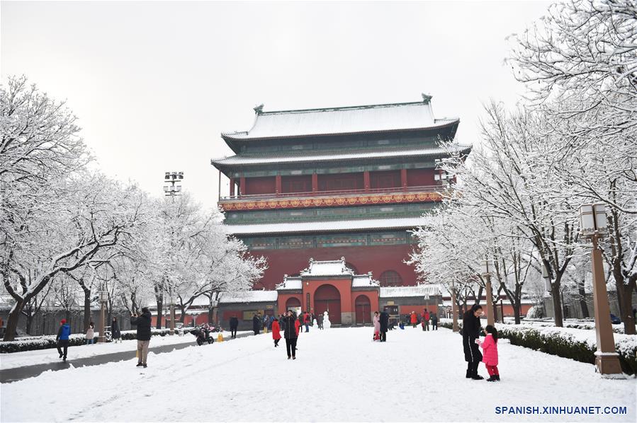 CHINA-BEIJING-PAISAJE NEVADO