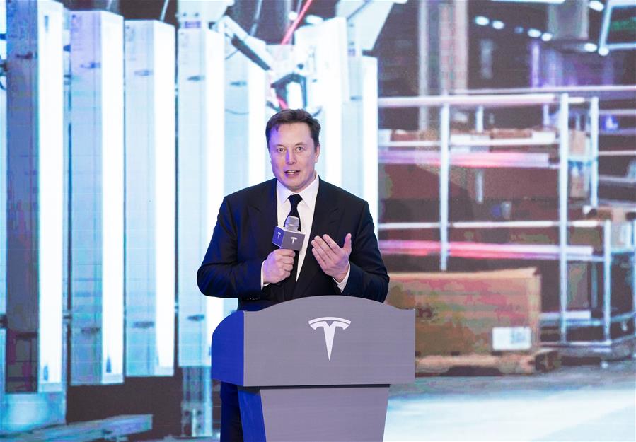 CHINA-SHANGHAI-TESLA-GIGAFABRICA-LANZAMIENTO