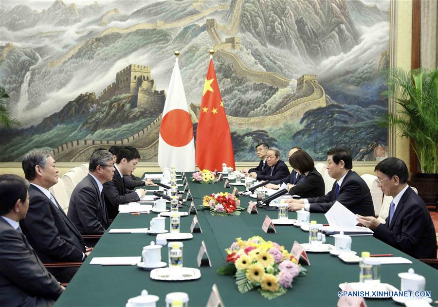 CHINA-BEIJING-LI ZHANSHU-DELEGACION JAPONESA-REUNION