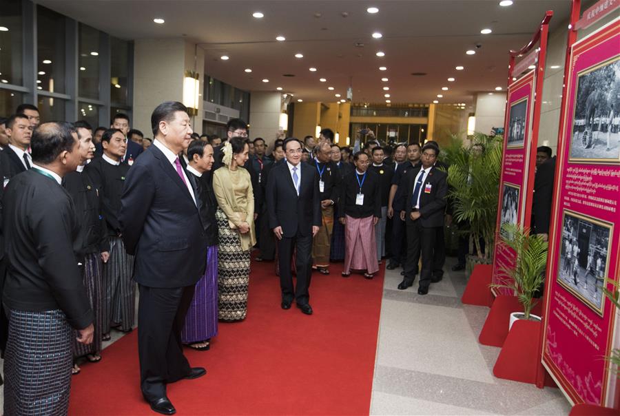 MYANMAR-NAYPYITAW-CHINA-XI JINPING-CHINA-70 ANIVERSARIO DE LAZOS DIPLOMATICOS Y AÑO DE LA CULTURA Y TURISMO