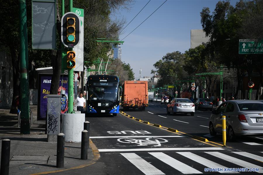 MEXICO-TRANSPORTE-CHINA-TROLEBUSES ELECTRICOS