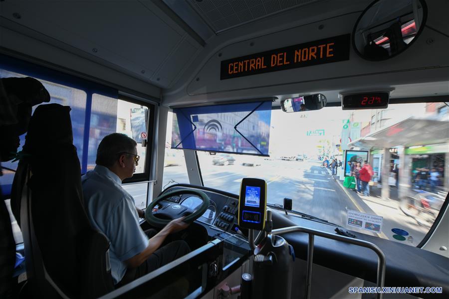 MEXICO-TRANSPORTE-CHINA-TROLEBUSES ELECTRICOS