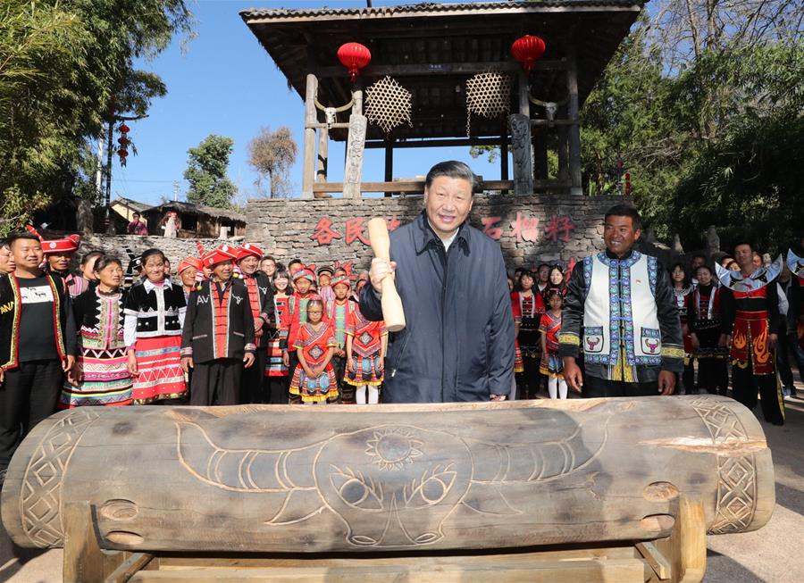 CHINA-YUNNAN-XI JINPING-INSPECCION