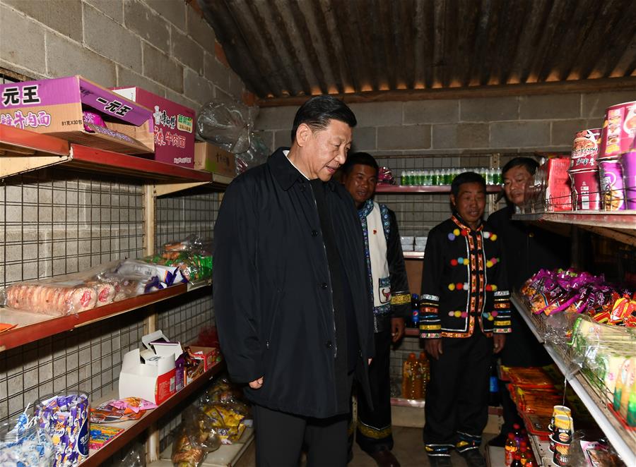 CHINA-YUNNAN-XI JINPING-INSPECCION