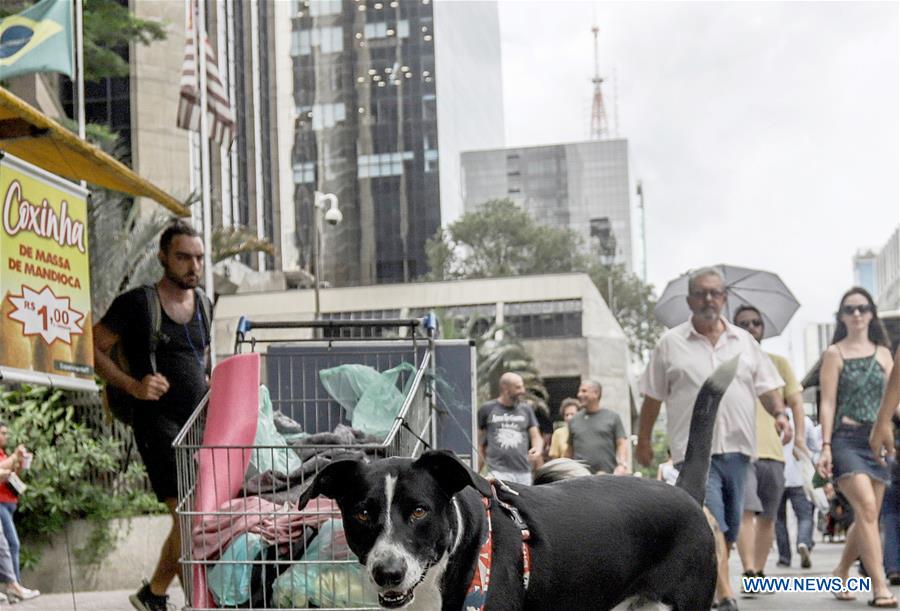 BRASIL-SAO PAULO-PERSONAS SIN HOGAR-INCREMENTO