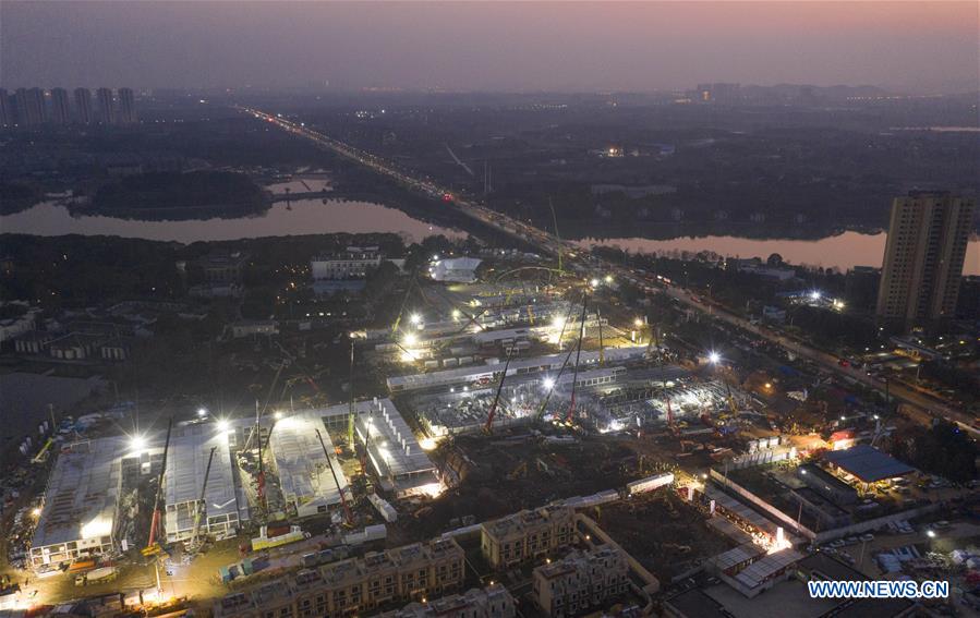 CHINA-WUHAN-HOSPITAL HUOSHENSHAN-CONSTRUCCION 
