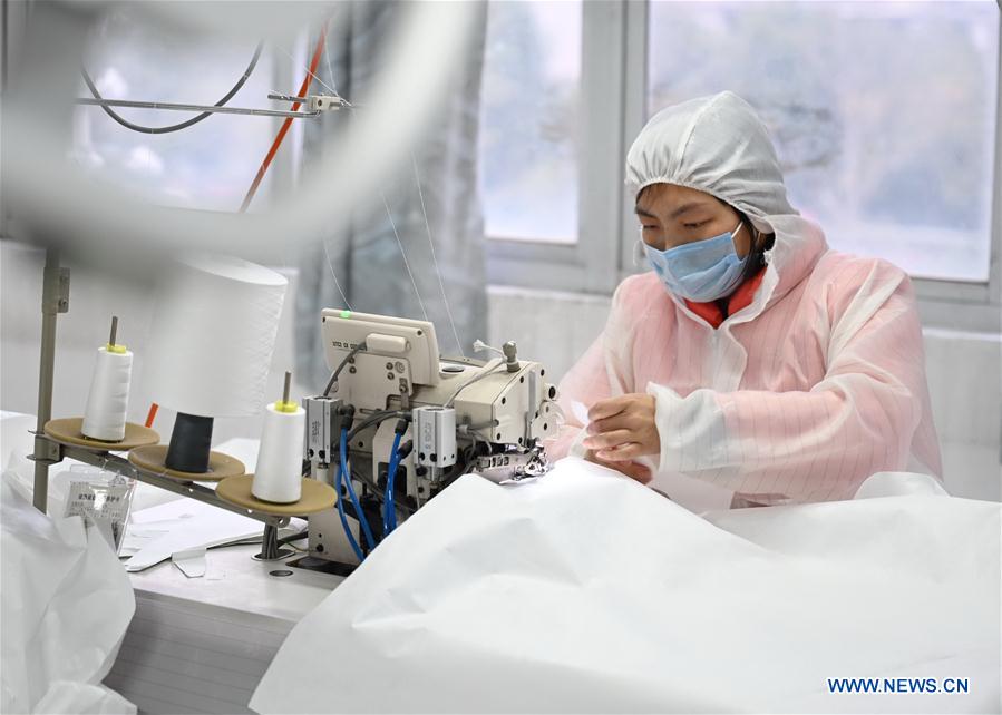 CHINA-FUJIAN-FUZHOU-NUEVO CORONAVIRUS-EQUIPO MEDICO-SUMINISTRO