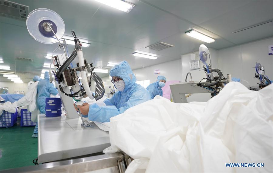 CHINA-WUHAN-NUEVO CORONAVIRUS-EQUIPO DE PROTECCION-SUMINISTRO