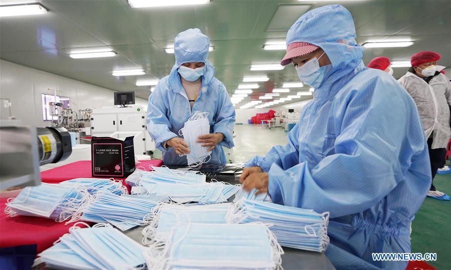 CHINA-WUHAN-NUEVO CORONAVIRUS-EQUIPO DE PROTECCION-SUMINISTRO