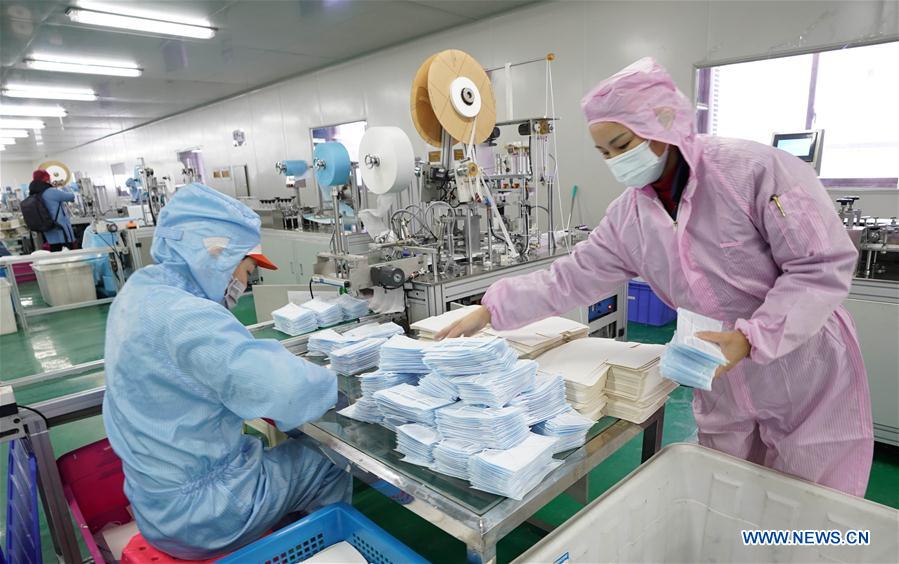CHINA-WUHAN-NUEVO CORONAVIRUS-EQUIPO DE PROTECCION-SUMINISTRO