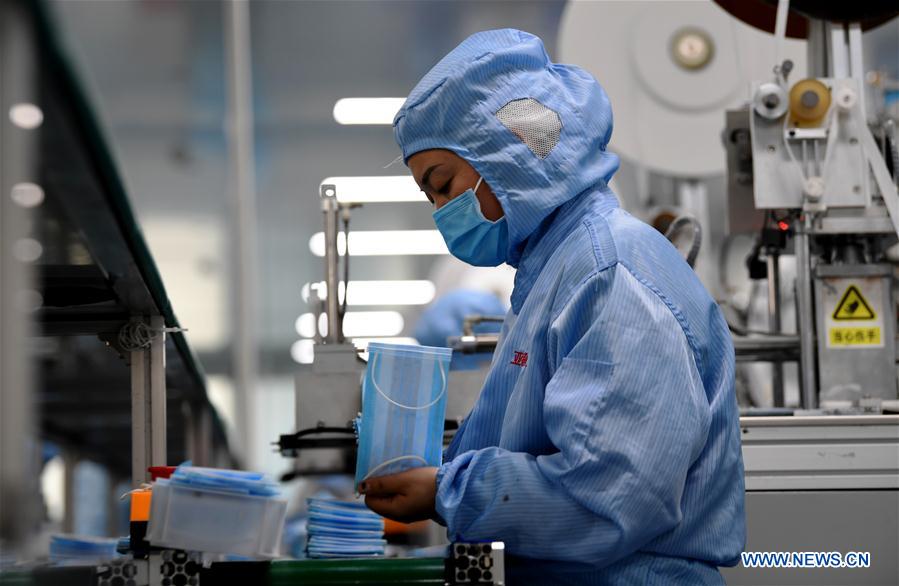 CHINA-HENAN-CORONAVIRUS-EQUIPO DE PROTECCION-SUMINISTRO