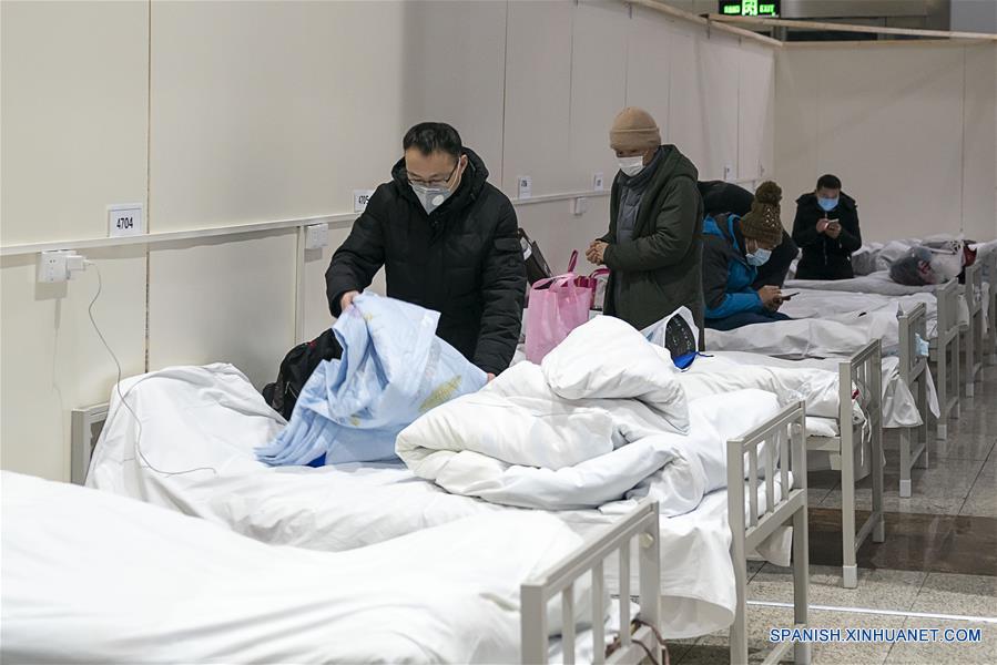 CHINA-HUBEI-WUHAN-HOSPITAL IMPROVISADO-PACIENTES