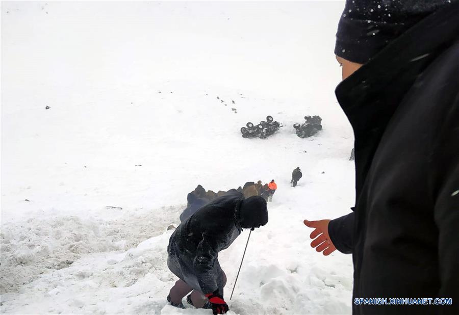 TURQUIA-VAN-AVALANCHA