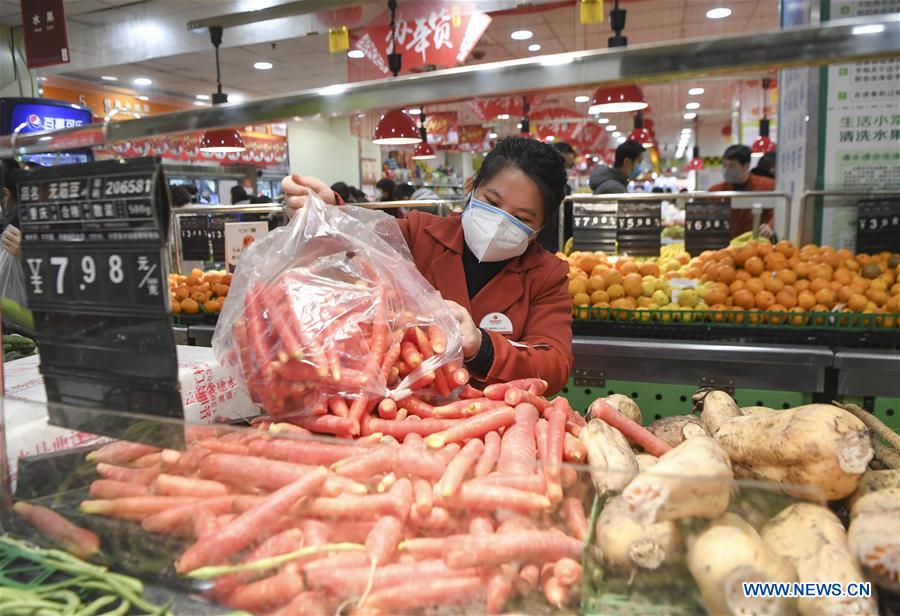 CHINA-CHONGQING-CORONAVIRUS-SUMINISTRO DE VEGETALES