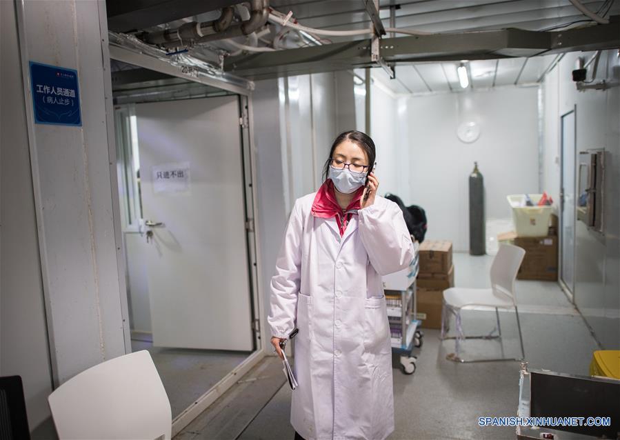CHINA-HUBEI-WUHAN-HOSPITAL LEISHENSHAN-TRABAJADORES MEDICOS