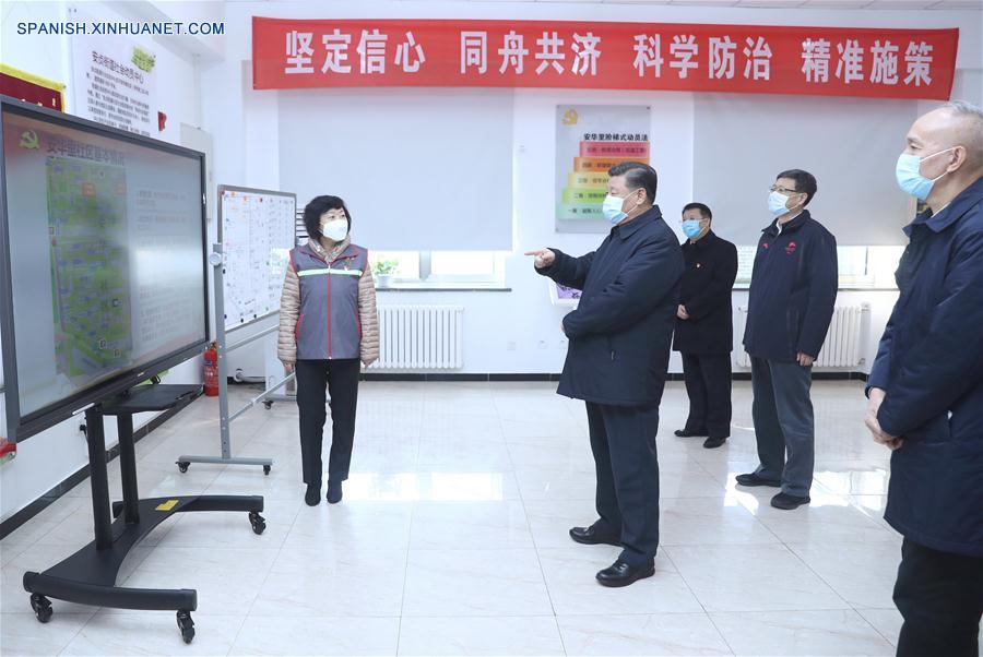 CHINA-BEIJING-XI JINPING-CONTROL CORONAVIRUS-INSPECCION