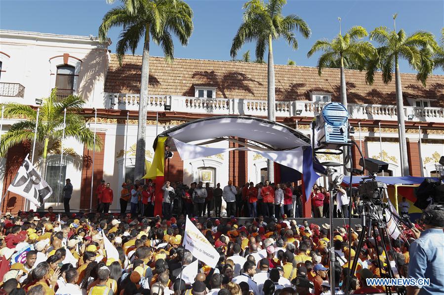 VENEZUELA-CARACAS-MANIFESTACION-SANCIONES