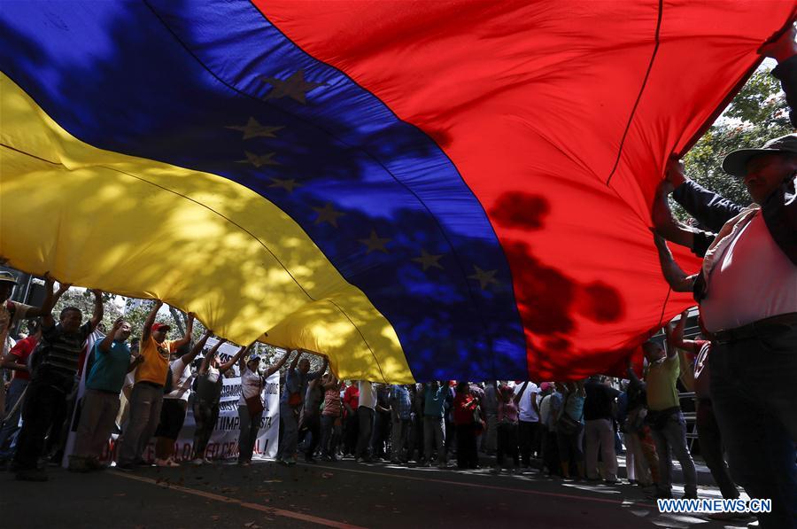 VENEZUELA-CARACAS-MANIFESTACION-SANCIONES