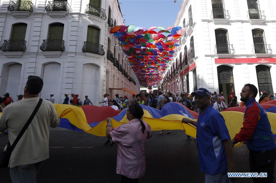 VENEZUELA-CARACAS-MANIFESTACION-SANCIONES