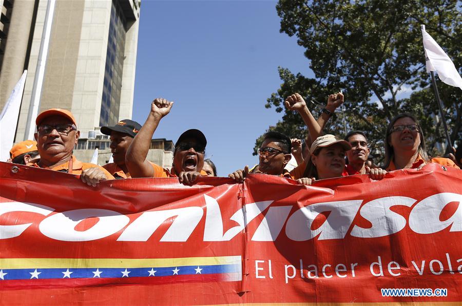 VENEZUELA-CARACAS-MANIFESTACION-SANCIONES