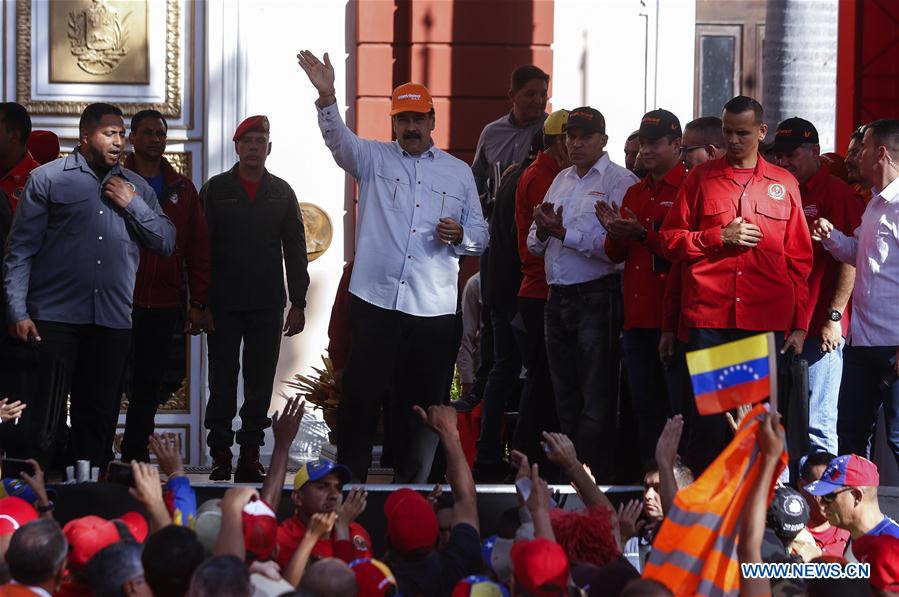 VENEZUELA-CARACAS-MANIFESTACION-SANCIONES