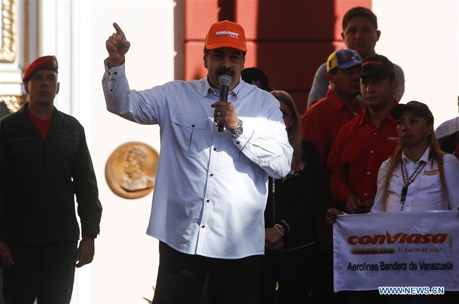 VENEZUELA-CARACAS-MANIFESTACION-SANCIONES
