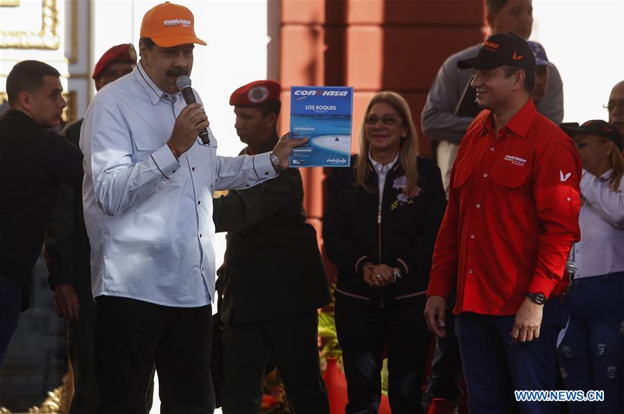 VENEZUELA-CARACAS-MANIFESTACION-SANCIONES