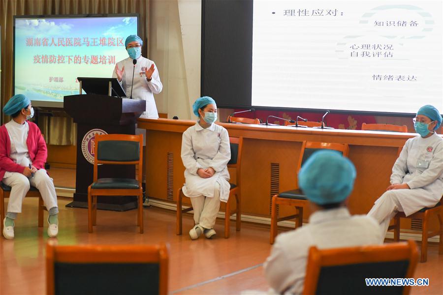 CHINA-LUCHA CONTRA LA EPIDEMIA-SERVICIOS DE SALUD MENTAL