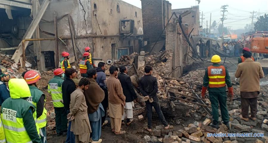 PAKISTAN-FAISALABAD-FABRICA COLAPSADA