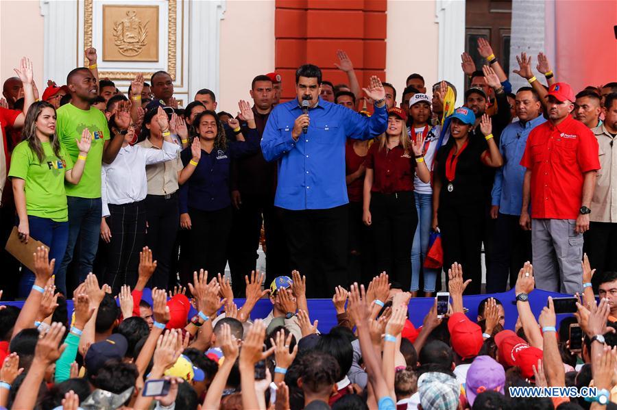 VENEZUELA-CARACAS-MADURO-JUVENTUD