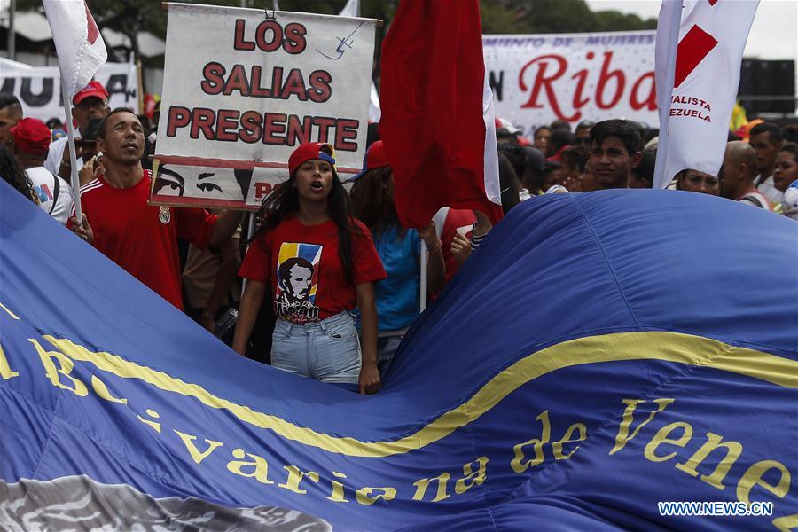 VENEZUELA-CARACAS-MADURO-JUVENTUD