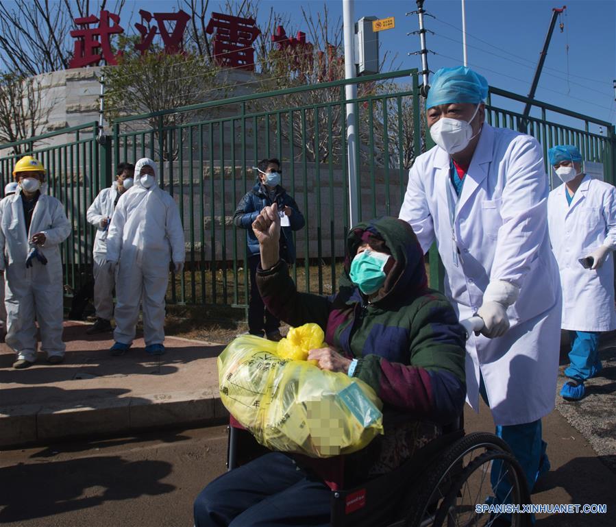 CHINA-HUBEI-WUHAN-HOSPITAL LEISHENSHAN-PACIENTES CURADOS