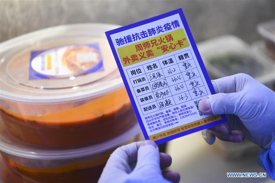 CHINA-CHONGQING-CORONAVIRUS-OLLA CALIENTE-PARA LLEVAR