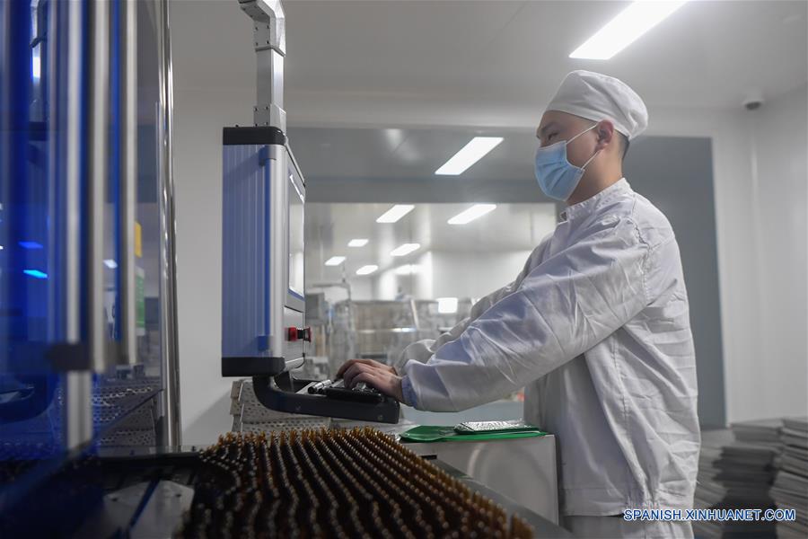 CHINA-HUNAN-CHANGSHA-EMPRESA MEDICA-REANUDACION DE LA PRODUCCION