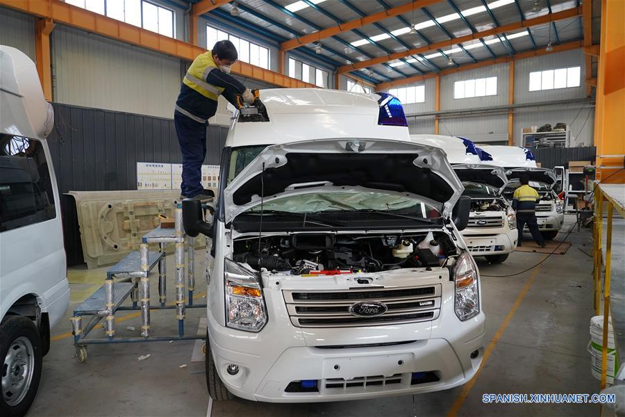 CHINA-SHAANXI-AMBULANCIA DE PRESION NEGATIVA-PRODUCCION