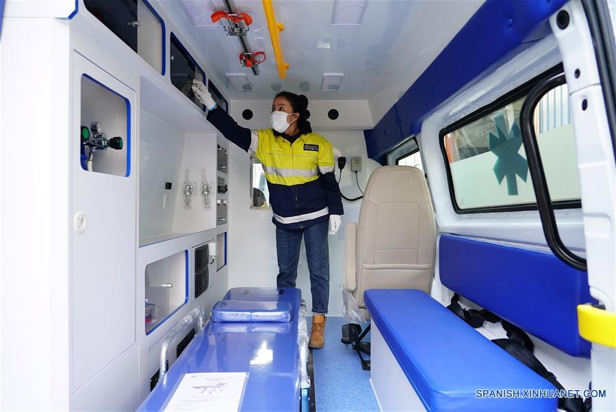 CHINA-SHAANXI-AMBULANCIA DE PRESION NEGATIVA-PRODUCCION