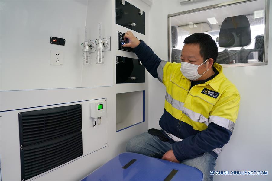 CHINA-SHAANXI-AMBULANCIA DE PRESION NEGATIVA-PRODUCCION