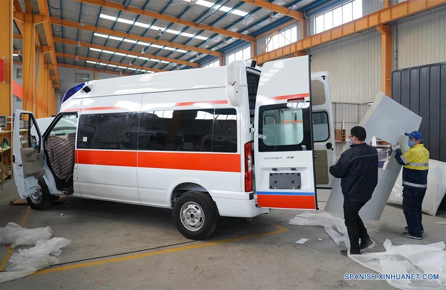 CHINA-SHAANXI-AMBULANCIA DE PRESION NEGATIVA-PRODUCCION