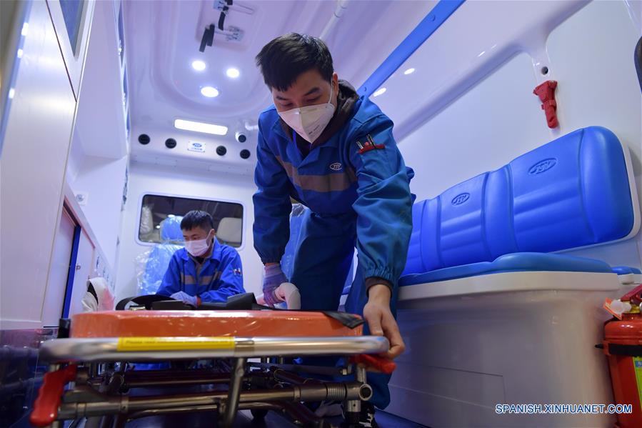 CHINA-JIANGXI-NANCHANG-AMBULANCIAS-PRODUCCION