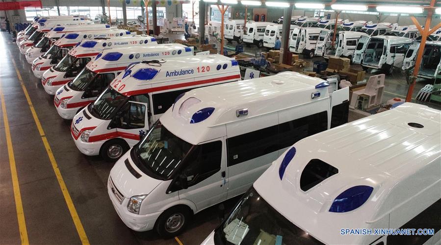 CHINA-JIANGXI-NANCHANG-AMBULANCIAS-PRODUCCION