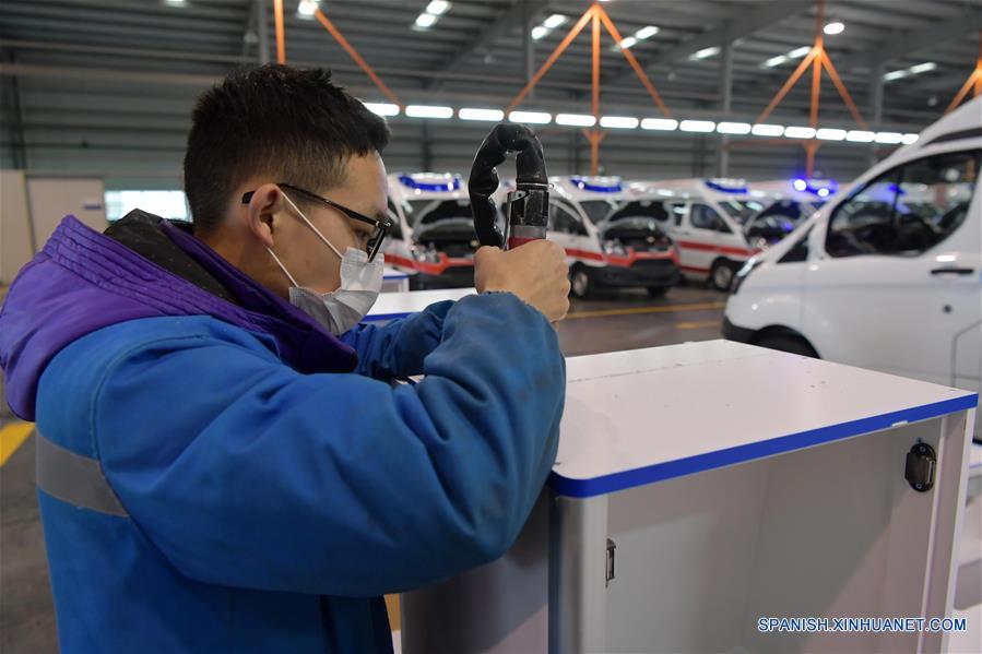 CHINA-JIANGXI-NANCHANG-AMBULANCIAS-PRODUCCION