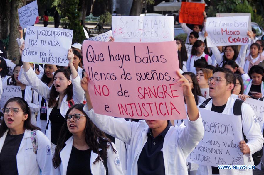 MEXICO-PUEBLA-PROTESTA