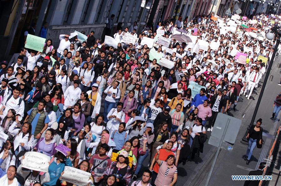 MEXICO-PUEBLA-PROTESTA