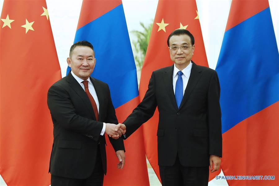 CHINA-BEIJING-LI KEQIANG-PRESIDENTE DE MONGOLIA-REUNION