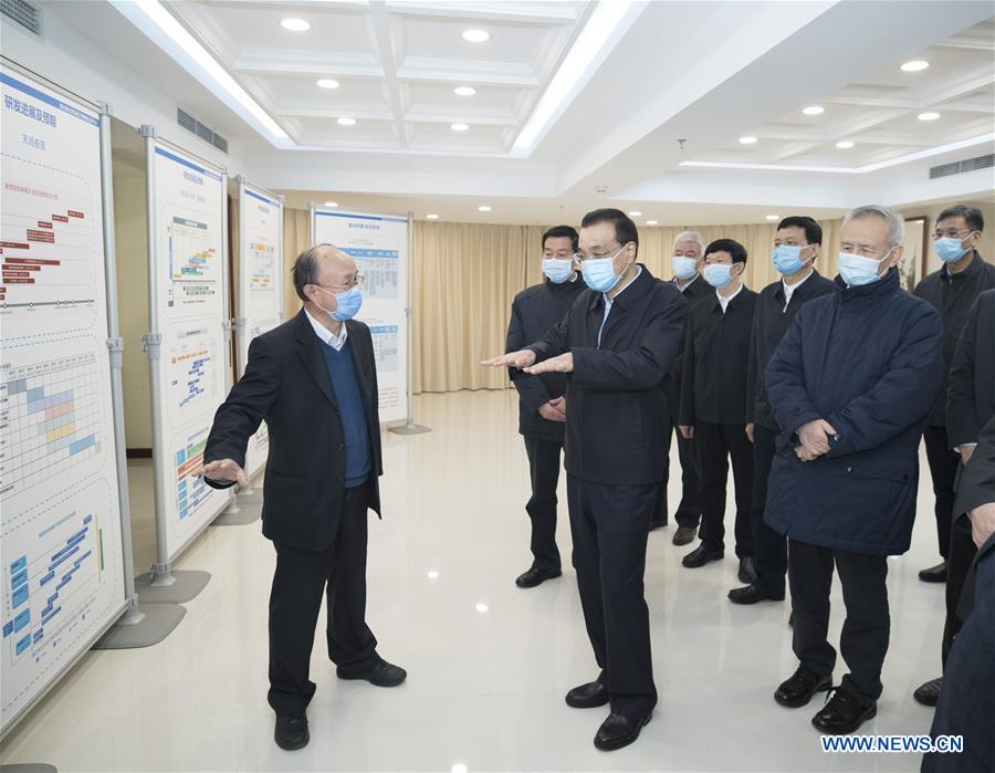 CHINA-BEIJING-LI KEQIANG-CIENCIA MEDICA-COMBATE EPIDEMICO-INSPECCION 