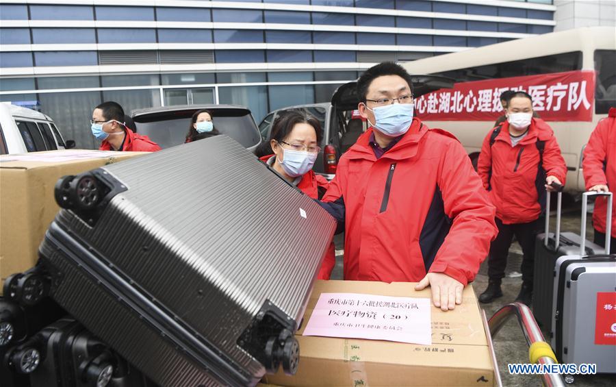 CHINA-CHONGQING-EQUIPO MEDICO-SALUD MENTAL-AYUDA-HUBEI