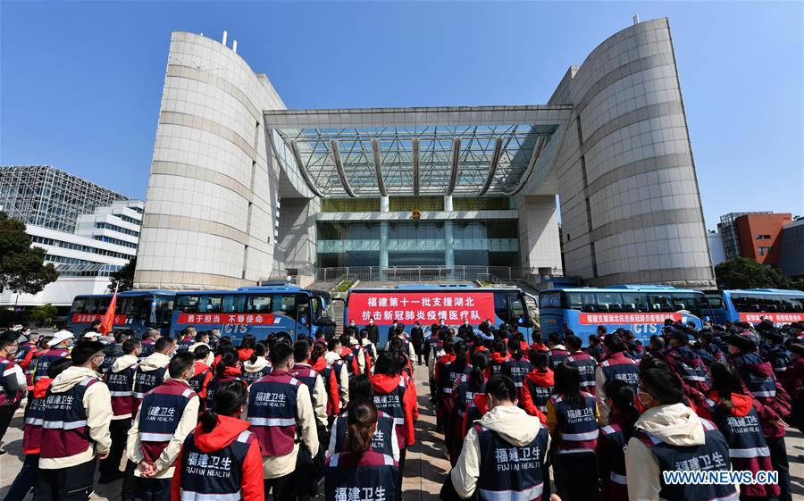 CHINA-FUJIAN-FUZHOU-NUEVO CORONAVIRUS-EQUIPO MEDICO-AYUDA