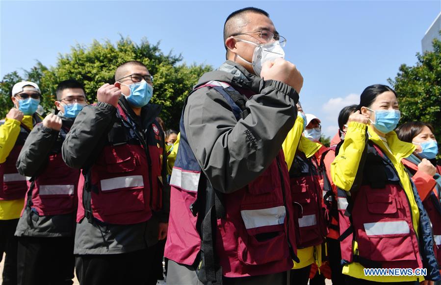 CHINA-FUJIAN-FUZHOU-NUEVO CORONAVIRUS-EQUIPO MEDICO-AYUDA